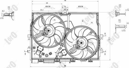 ABAKUS 016-014-0014 - Ventilaator,mootorijahutus onlydrive.pro