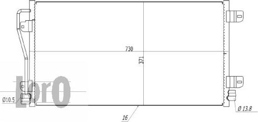 ABAKUS 035-016-0035 - Lauhdutin, ilmastointilaite onlydrive.pro