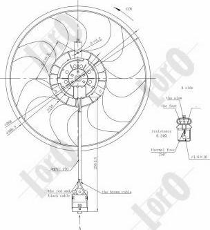 ABAKUS 037-014-0013 - Fan, radiator onlydrive.pro