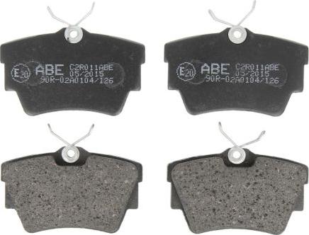 ABE C2R011ABE - Brake Pad Set, disc brake onlydrive.pro