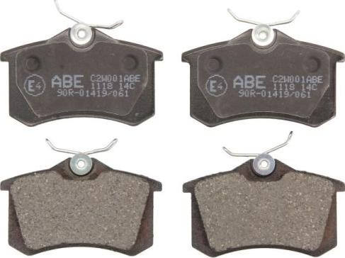 ABE C2W001ABE - Brake Pad Set, disc brake onlydrive.pro