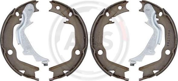 A.B.S. 9281 - Brake Shoe Set, parking brake onlydrive.pro