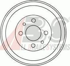 A.B.S. 5347-S - Brake Drum onlydrive.pro