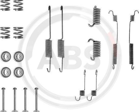A.B.S. 0599Q - Accessory Kit, brake shoes onlydrive.pro