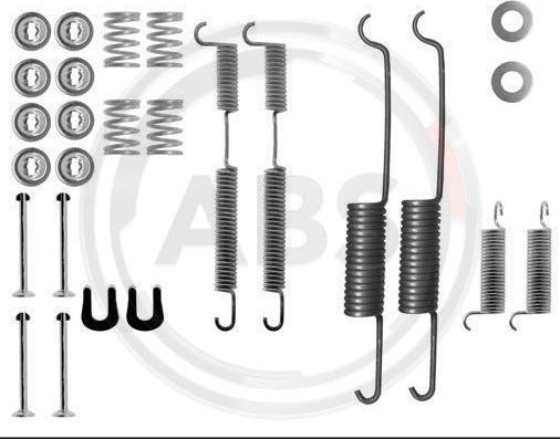 A.B.S. 0518Q - Accessory Kit, brake shoes onlydrive.pro