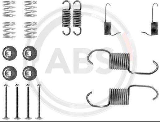A.B.S. 0696Q - Accessory Kit, brake shoes onlydrive.pro