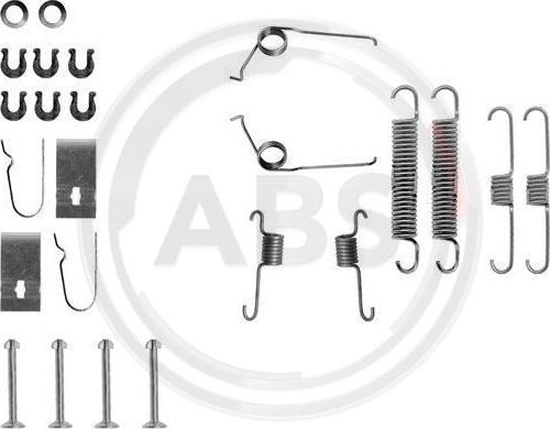 A.B.S. 0693Q - Accessory Kit, brake shoes onlydrive.pro