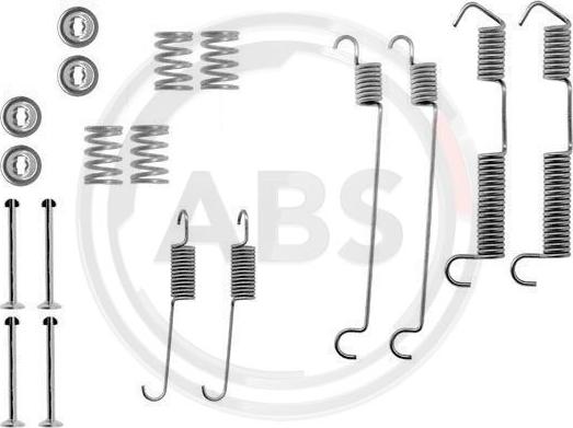 A.B.S. 0646Q - Accessory Kit, brake shoes onlydrive.pro