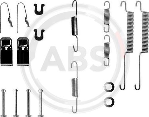 A.B.S. 0654Q - Accessory Kit, brake shoes onlydrive.pro