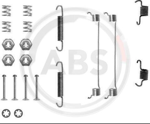 A.B.S. 0651Q - Accessory Kit, brake shoes onlydrive.pro
