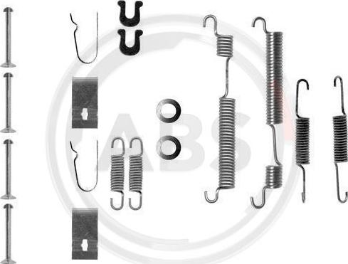 A.B.S. 0653Q - Accessory Kit, brake shoes onlydrive.pro