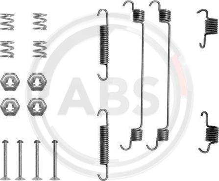 A.B.S. 0657Q - Accessory Kit, brake shoes onlydrive.pro