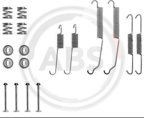 A.B.S. 0618Q - Accessory Kit, brake shoes onlydrive.pro