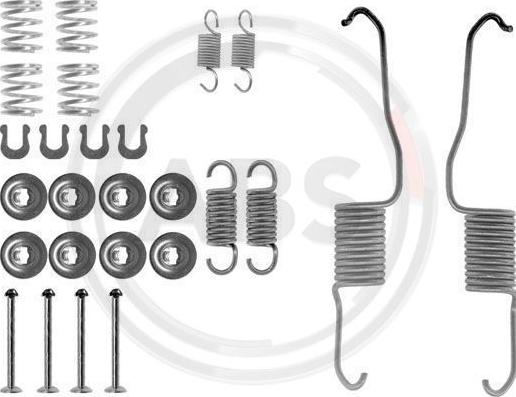 A.B.S. 0684Q - Accessory Kit, brake shoes onlydrive.pro
