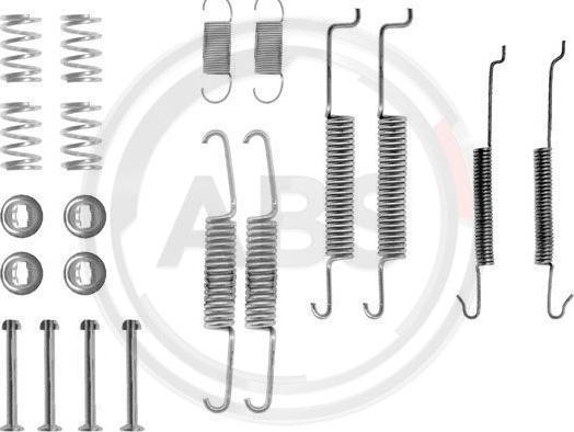 A.B.S. 0680Q - Accessory Kit, brake shoes onlydrive.pro