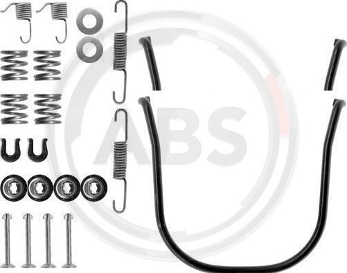 A.B.S. 0634Q - Accessory Kit, brake shoes onlydrive.pro