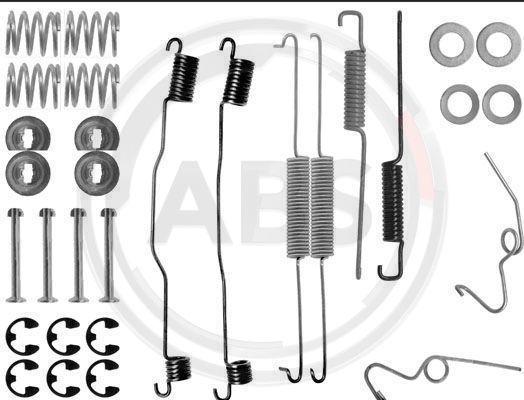 A.B.S. 0624Q - Accessory Kit, brake shoes onlydrive.pro