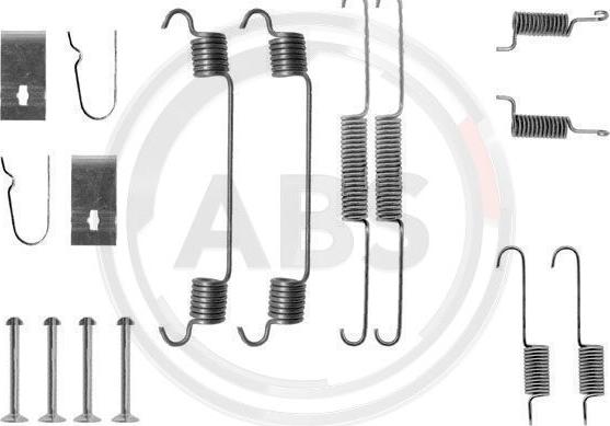 A.B.S. 0675Q - Accessory Kit, brake shoes onlydrive.pro