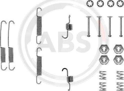 A.B.S. 0673Q - Accessory Kit, brake shoes onlydrive.pro