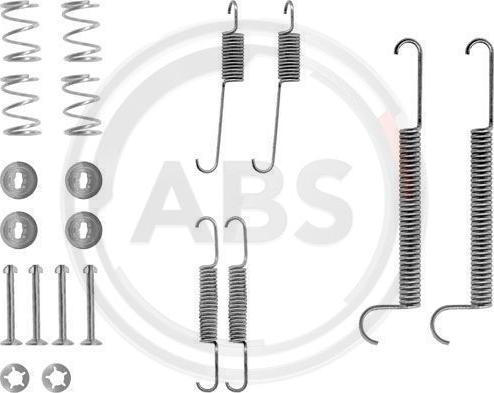 A.B.S. 0746Q - Accessory Kit, brake shoes onlydrive.pro