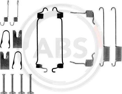 A.B.S. 0751Q - Accessory Kit, brake shoes onlydrive.pro