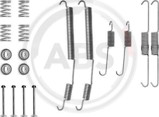 A.B.S. 0753Q - Accessory Kit, brake shoes onlydrive.pro