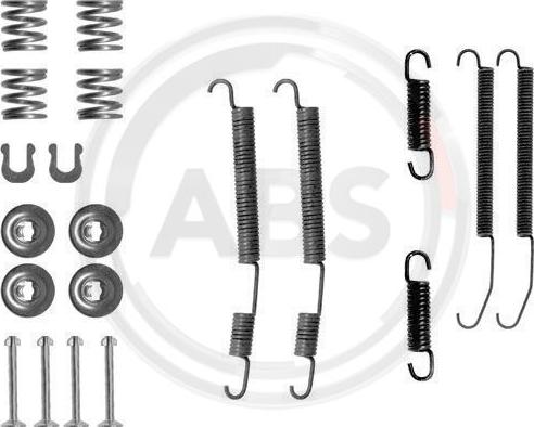 A.B.S. 0760Q - Accessory Kit, brake shoes onlydrive.pro
