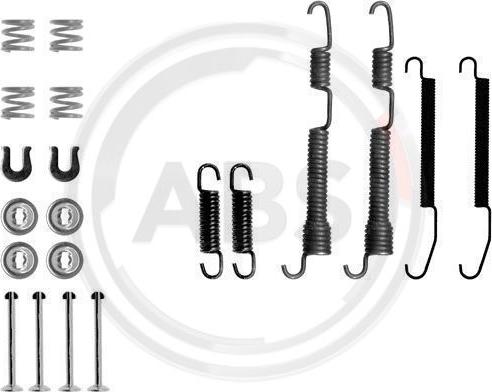 A.B.S. 0761Q - Accessory Kit, brake shoes onlydrive.pro