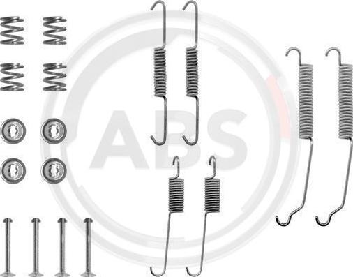 A.B.S. 0701Q - Accessory Kit, brake shoes onlydrive.pro