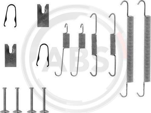 A.B.S. 0771Q - Accessory Kit, brake shoes onlydrive.pro