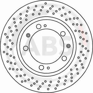 A.B.S. 16490 - Brake Disc onlydrive.pro