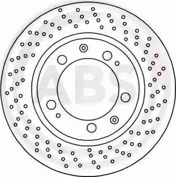 A.B.S. 16491 - Brake Disc onlydrive.pro