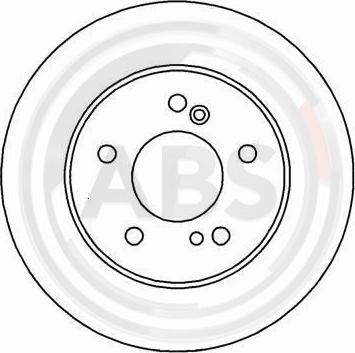 A.B.S. 16450 - Brake Disc onlydrive.pro