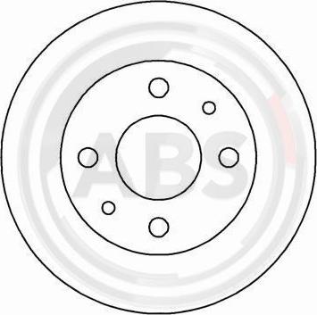 A.B.S. 16595 - Brake Disc onlydrive.pro