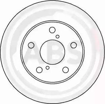 A.B.S. 16549 - Brake Disc onlydrive.pro