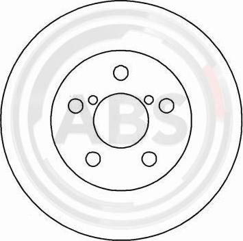 A.B.S. 16554 - Brake Disc onlydrive.pro