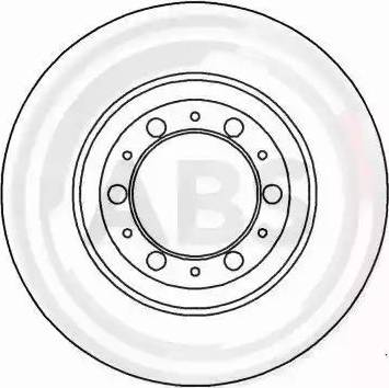 A.B.S. 16505 - Brake Disc onlydrive.pro