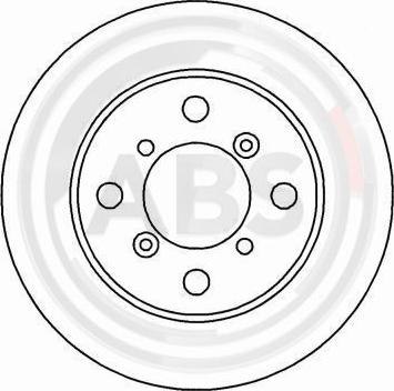 A.B.S. 16625 - Brake Disc onlydrive.pro