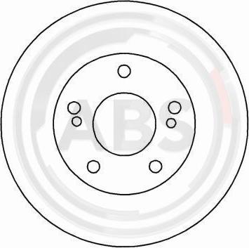A.B.S. 16040 - Brake Disc onlydrive.pro