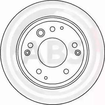 A.B.S. 16140 - Brake Disc onlydrive.pro