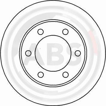 A.B.S. 16897 - Brake Disc onlydrive.pro