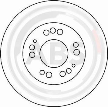 A.B.S. 16208 - Brake Disc onlydrive.pro