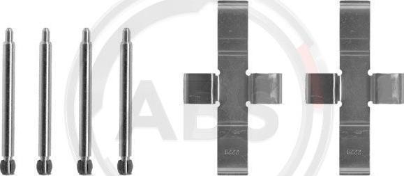 A.B.S. 1004Q - Accessory Kit for disc brake Pads onlydrive.pro