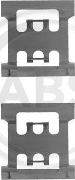 A.B.S. 1083Q - Accessory Kit for disc brake Pads onlydrive.pro