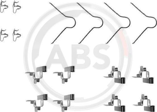 A.B.S. 1030Q - Accessory Kit for disc brake Pads onlydrive.pro