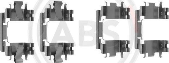A.B.S. 1257Q - Accessory Kit for disc brake Pads onlydrive.pro