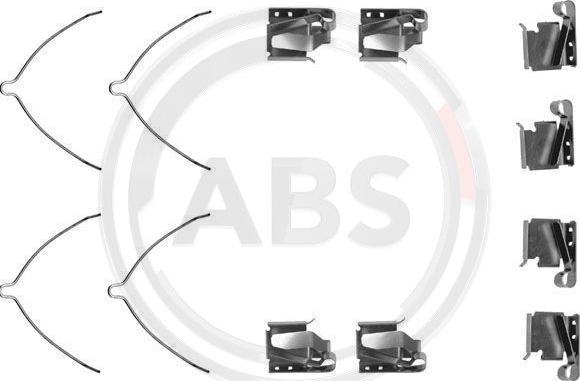 A.B.S. 1269Q - Priedų komplektas, diskinių stabdžių trinkelės onlydrive.pro