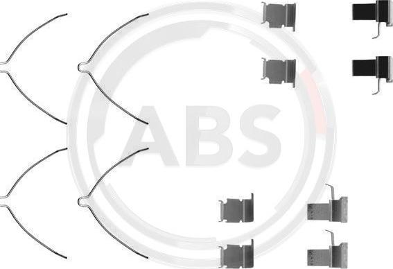 A.B.S. 1261Q - Accessory Kit for disc brake Pads onlydrive.pro