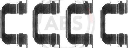 A.B.S. 1287Q - Accessory Kit for disc brake Pads onlydrive.pro