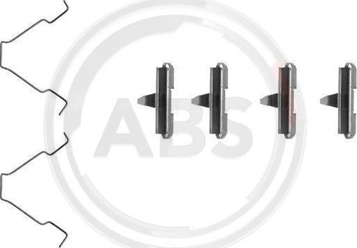 A.B.S. 1270Q - Accessory Kit for disc brake Pads onlydrive.pro